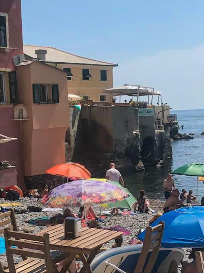 Casa Sulla Spiaggia Di Boccadasse 热那亚 外观 照片